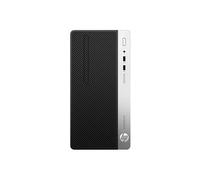 ProDesk 400 G4 - Micro-tour Core i5 7500 / jusqu'à 3.8 GHz - RAM 4 Go - HDD 500 Go - graveur de DVD - HD Graphics 630 - Gigabit Ethernet - Win 10 Pro