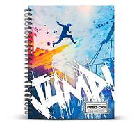 PRODG PRODG DIN A5 Notebook Jump Accroche-Sac, 21 cm, Multicolore (Multicolored)