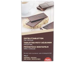 Prodia Tablettes Petit Déjeuner Chocolat Noir Aliment 144 g