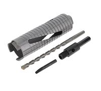PRODIAMANT Couronne de forage diamantée ø 52mm longueur utile 150mm avec adaptateur 6 pans soudé au laser pour le forage à sec dans le béton