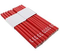 PRODIAMANT Crayons de Charpentier 48 Pack, Longueur 250mm, Idéal Industrie Artisanat, Marquage Précis, Forme Ergonomique