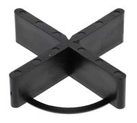 PRODIAMANT Croix de joint avec entretoise pour dalles de terrasse Largeur 4mm Hauteur 15mm 100 pièces pour la pose en extérieur