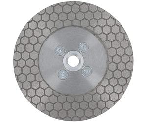PRODIAMANT Disque à onglet diamanté, 125 mm, avec bride M14, idéal pour la coupe et le ponçage de précision des carreaux et du grès cérame à 45 °, durable et efficace