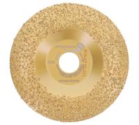 PRODIAMANT Disque à râper Ø 125 mm K18 - Disque abrasif avec revêtement en carbure de tungstène pour meuleuse d'angle, moyen, idéal pour le meulage, le façonnage et l'entretien des griffes