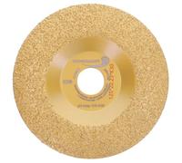 PRODIAMANT Disque à râper Ø 125 mm K30 - Disque abrasif revêtu de carbure de tungstène pour meuleuse d'angle, fin, idéal pour le meulage, le façonnage et l'entretien des griffes