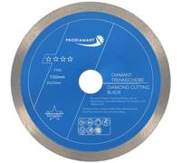 PRODIAMANT Disque à tronçonner diamanté Carrelage professionnel 150 mm x 22,23 mm F702 ProRim pas d'éclats pour les carreaux émaillés Grès cérame et pierre naturelle
