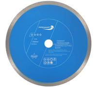 PRODIAMANT Disque à tronçonner diamanté Carrelage professionnel 230 mm x 22,23 mm F702 ProRim pas d'éclats pour les carreaux émaillés Grès cérame et pierre naturelle