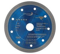 PRODIAMANT Disque à tronçonner diamanté F50 135 mm x 20 mm pour carrelage et grès cérame | Accessoires pour coupe-carreaux de table automatique | Convient entre autres pour TCSA1200 | Segment Turbo de