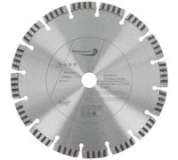 PRODIAMANT Disque diamant béton 230 mm x 22,23 mm - soudé au laser, disque de tronçonnage turbo pour meuleuse d’angle