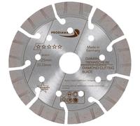 PRODIAMANT Disque Diamant Professionnel 125 mm x 22,2 mm | Béton, Granit | Fabriqué en Allemagne | Soudé au Laser
