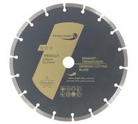 PRODIAMANT Disque diamant universel 230 x 22,2 mm Béton, pierre, brique 230mm Disque diamant 7mm Segment