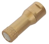 PRODIAMANT Foret à carrelage professionnel Carrelage 18 mm x M14 Foret diamanté Meuleuse d'angle pour le forage à sec dans le grès cérame, le carrelage mural et la pierre naturelle