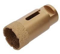 PRODIAMANT Foret à carrelage professionnel Carrelage 35 mm x M14 Foret diamanté Meuleuse d'angle pour le forage à sec dans le grès cérame, le carrelage mural et la pierre naturelle