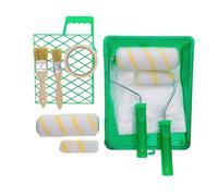 PRODIAMANT Kit de Peinture 12 Pièces, Rouleaux, Pinceaux, Bac et Bâche, Outils Complète pour Travaux Muraux et Plafonds, Kit de Peinture Durable et Polyvalent