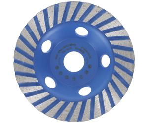PRODIAMANT Meule Diamant 125 x 22,2 x 24 mm - Qualité professionnelle pour Béton, Granit, Pierre, Marbre, Pierre, Maçonnerie, Brique, Crépi, Béton ciré, universel