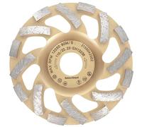 PRODIAMANT Meules boisseaux diamantée 115 mm x 22,2 mm Turbo ST81 Meule diamantée béton pierre naturelle qualité professionnelle