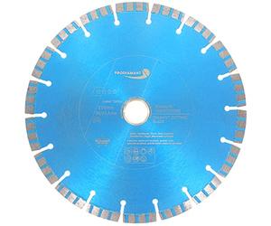 PRODIAMANT Premium disque à tronçonner diamanté béton 250 mm x 30/25,4 mm - pour coupe rapide du béton et des matériaux de construction, qualité professionnelle, pour scies de table