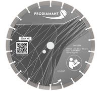 PRODIAMANT Premium disque à tronçonner diamanté universel 300 mm x 25,4 mm segment de bloc hauteur de segment 10mm