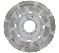 PRODIAMANT Qualité Première Disque Diamant à Meuler Béton/universelle 100 x 22,2 mm - diamant meule Double Rangée 100mm