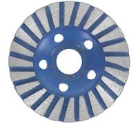 Prodiamant Roue à lamelles pour meule assiette diamant - Qualité professionnelle pour béton, pierre naturelle, maçonnerie, chape, ponceuse à disque universelle avec segment diamant