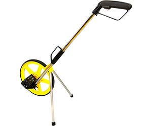 PRODIAMANT® Roue de mesure 0-9999 m [Pliable & Éclairée] - Roue de mesure de précision avec compteur, support et sac de transport - Idéale pour la construction, le levé topographique et le sport