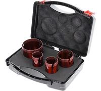 PRODIAMANT Speedmaster Set 4 pièces diamantées foret à sec pour carrelage M14 ø 35mm, 40mm, 50mm, 68mm