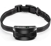 Prodmore Collier Anti-aboiement Chien - 3 Modes Choc Électrique/Vibration/Sensibilité Aide au Dressage Inoffensif Automatique Batterie Rechargeable Sangle Reflechissant Réglable pour Petit Gros Chien