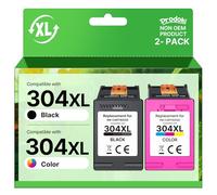 Prodoki 304XL Cartouches d'encre Remplacement pour HP Cartouche 304 Noir et Couleur pour Cartouche Encre 304 XL pour HP Deskjet 3760 2620 2625 2630 2635 2655 3700 3720 3755 Envy 5010 5020 5030 5032