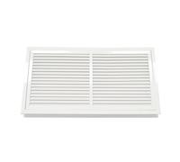 Prodotti kit - grille de reprise en aluminium blanc 1000x400 mm avec filtre inclus - ouverture push-pull
