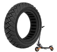 Prodrocam 10 pneus pleins 2,70-6,5 pour scooter électrique Kukirin G2 Master / G3 / Speedway 5 / Dualtron 3 10 pouces Pneu de rechange 10 x 2,75 Pneu en caoutchouc plein Honeycomb avant/arrière (Noir1
