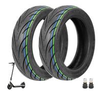 Prodrocam 10 x 2,30-6,5 CST Pneu pour Trottinette électrique Tubeless NIU KQi2 / KQI2 Pro Roue de 10 pouces Pneus sous vide Schlauchlose Avant/Arrière, avec valve (2 pièces)