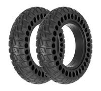 Prodrocam 10 x 2,50 Pneu Plein pour Segway Ninebot G30 / Kugoo M4 / M4 Pro Trottinettes électriques Pneus de Rechange 10 Pouces Pneu Externe Alvéolé, Avant/Arrière (Nid d'abeilles Externe-2 Pièces)