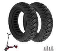 Prodrocam 10 x 3/255 x 80 (80/65-6) Pneu Plein, 10 Pouces Pneus de Remplacement pour Joyor Y8-S/KuKirin G2 Max/Kugoo M4 Pro Trottinette électrique (2 Pièces Noir)