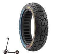 Prodrocam 60/70-7 Pneu en caoutchouc plein pour scooter Xiaomi 4 Pro 10" avant/arrière Accessoires de rechange Emplacement pour carte 48,5 mm (multicolore)