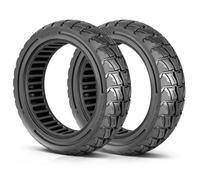 Prodrocam 70/60-7,5 Pneu en caoutchouc plein pour scooter électrique Segway Ninebot ZT3 / ZT3 Pro / G3 11" Pneu de rechange Honeycomb Solid Pneu plein avant/arrière (noir)