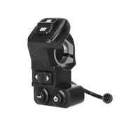 Prodrocam Interrupteur à tête 6 broches pour scooter Kukirin G2 Pro/G2 Pro DB/G2 Max, interrupteur d'alimentation avec interrupteur de clignotant et klaxon