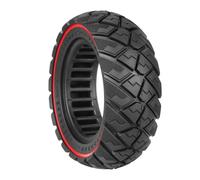 Prodrocam Pneu plein 9 x 3,0-5,5" pour scooter électrique Kukirin G2 Pro (nouvelle version) Pneu de rechange 9" en caoutchouc plein Honeycomb Solid Pneu avant/arrière (rouge-1 pièce)