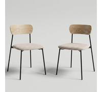 Produce Shop 2 chaises de cuisine design moderne Genevieve YES - Gris