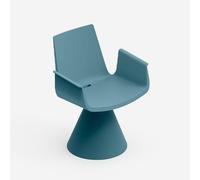 Produce Shop Chaise de jardin moderne avec accoudoirs Lira 61,5 x 59 x 82 cm - Bleu