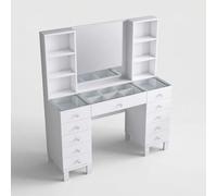 Produce Shop Commode de maquillage avec miroir et tiroirs Estia