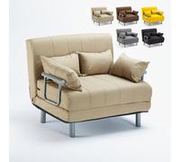 Produce Shop Fauteuil Convertible lit Convertible en Tissu Deborah Twin - Beige