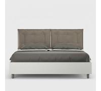 Produce Shop Lit double coffre 160 x 190 cm bois coussins Egos Annalisa - Marron