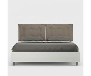 Produce Shop Lit double coffre 160 x 190 cm bois coussins Egos Annalisa - Marron
