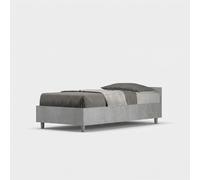 Produce Shop Lit simple 80 x 190 cm moderne sans sommier gris béton Nuamo