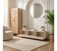 Produce Shop Meuble TV avec portes rabattables et compartiments de rangement Alvin
