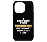 Producers are The Only Thing I Like Musical Artist EDM DJ Coque pour iPhone 13 Pro