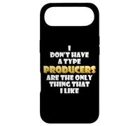 Producers are The Only Thing I Like Musical Artist EDM DJ Coque pour iPhone Air