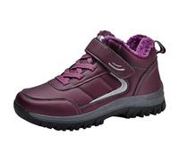 Product catégorie Women's Boots | Product Title Bottes de Neige pour Femmes Hiver Tendance Style de Couple Chaleur épaissie Confort décontracté pour extérieur (Purple- 37)