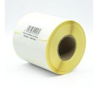 product image MD Labels Lot de 1000 étiquettes thermiques blanches en rouleau 90 x 40 mm - Adhésif permanent, pour codes-barres, étiquettes adhésives blanches pour étiquetage