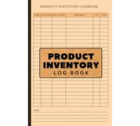 Product Inventory Log Book: Product Inventory Tracker with Sections for Item Details, Stock Levels, Pricing, and More | 6x9 Inches, 110 Pages | Ideal ... Businesses, Retail Stores, and Online Sellers